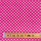 Pink Polka Dot 100% Cotton Fabric | Width - 115cm