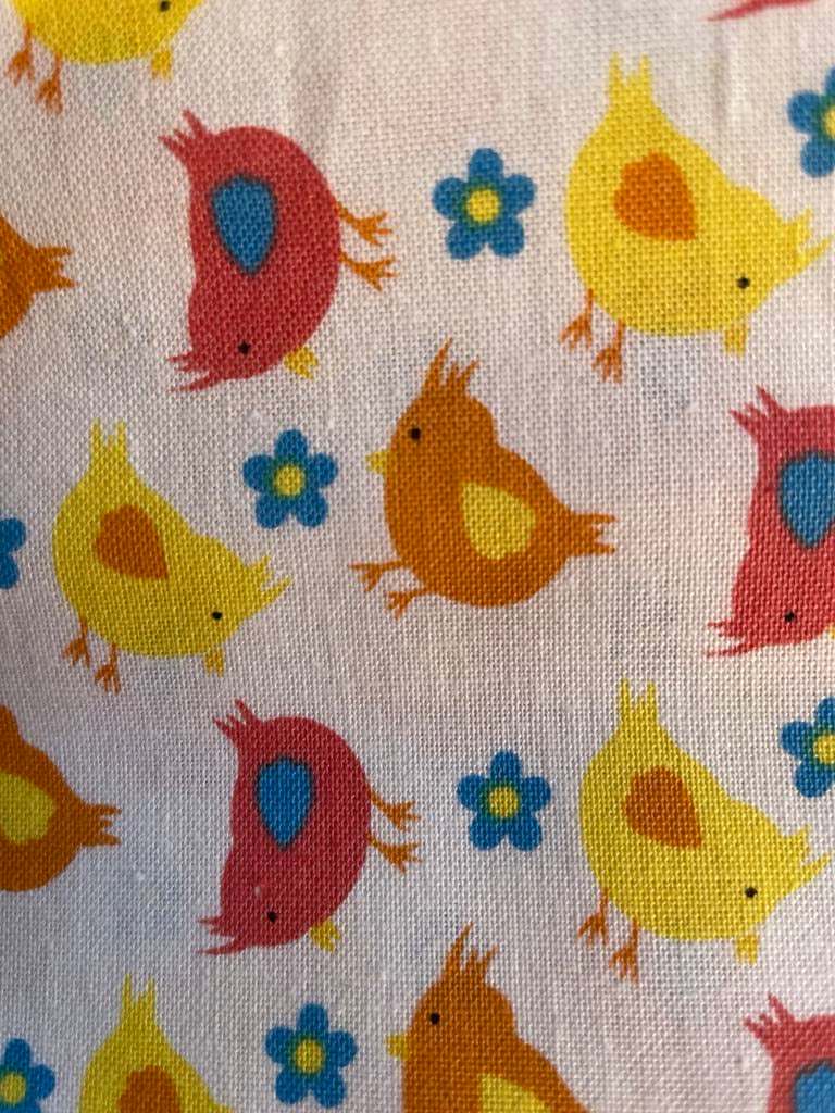 Chickens Cotton Easter Fabric | Width - 115cm