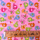 Elephants Cotton Fabric | Width - 115cm