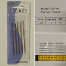 Hand Sewing Needles | Silver Eye | 5 Pack - Shop Fabrics, Cushions & Dressmaking Supplies online - Fabric Family