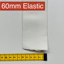 60mm Elastic | White - Shop Fabrics, Cushions & Dressmaking Supplies online - Fabric Family