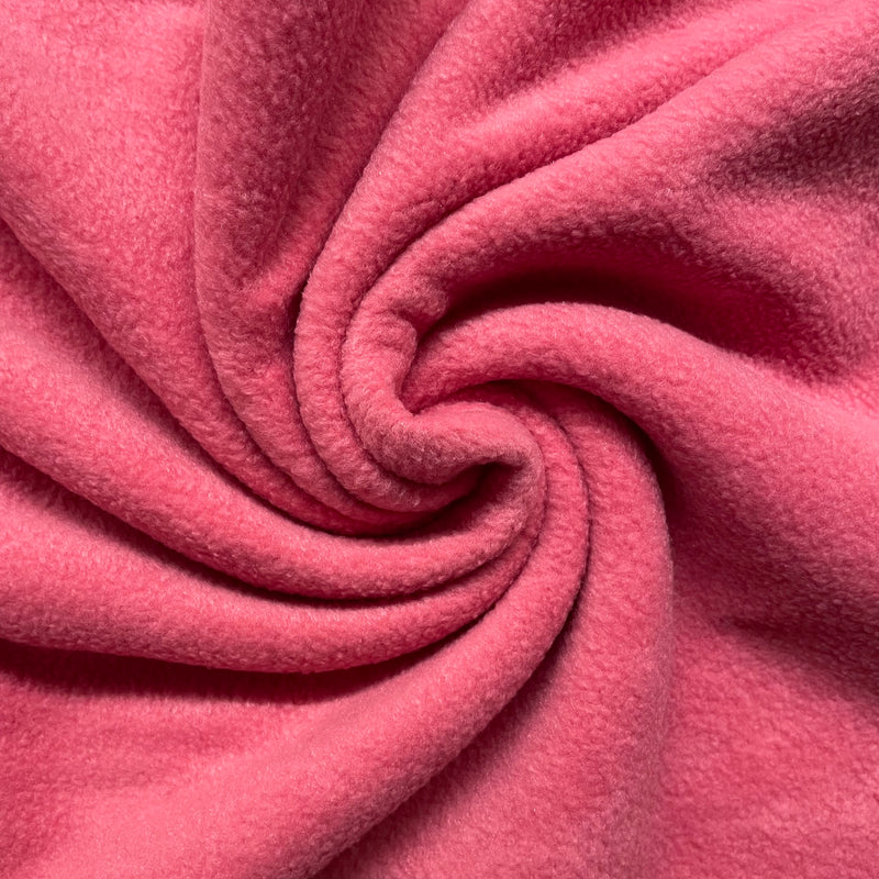 Pink Fleece Fabric | Width - 150cm/59inch