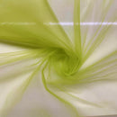 Lime Green Net Mesh Fabric | Width - 240cm/94inch