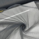 Grey Net Mesh Fabric | Width - 150cm/59inch