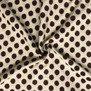 Double Sided, Furnishing & Upholstery Thick Cotton Fabric | Spots Print - Shop Fabrics, Cushions & Dressmaking Supplies online - Fabric Family