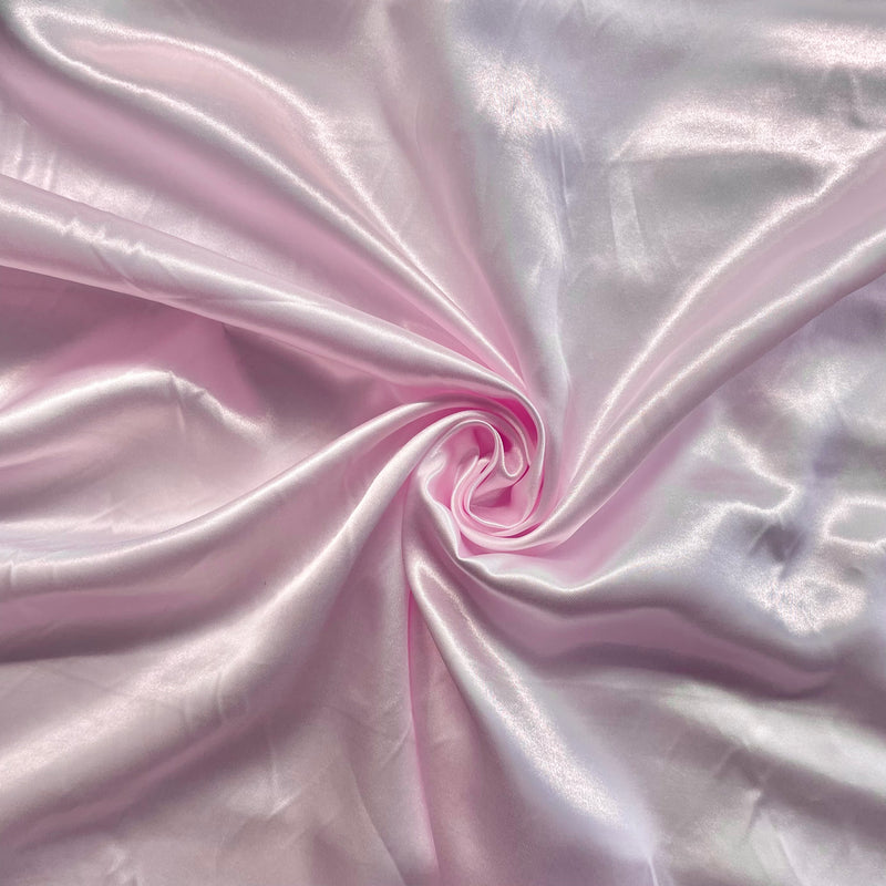 Baby Pink Satin Fabric | Width - 150cm/59inch