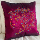 Peacock Cushion | Embroidery Cushion | Home Decor