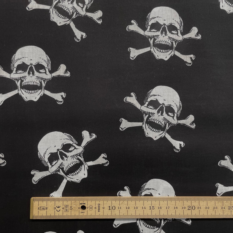Skulls Cotton Fabric | Halloween Fabric