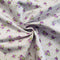 Purple Roses Organic Cotton Fabric | Width - 160cm/63inch