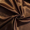 Brown Satin Fabric | Width - 150cm/59inch