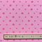 Pink Stars Cotton Jersey Fabric | Width - 148cm/58inch