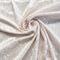 Cream Crushed Velvet Fabric | Width - 148cm/58inch