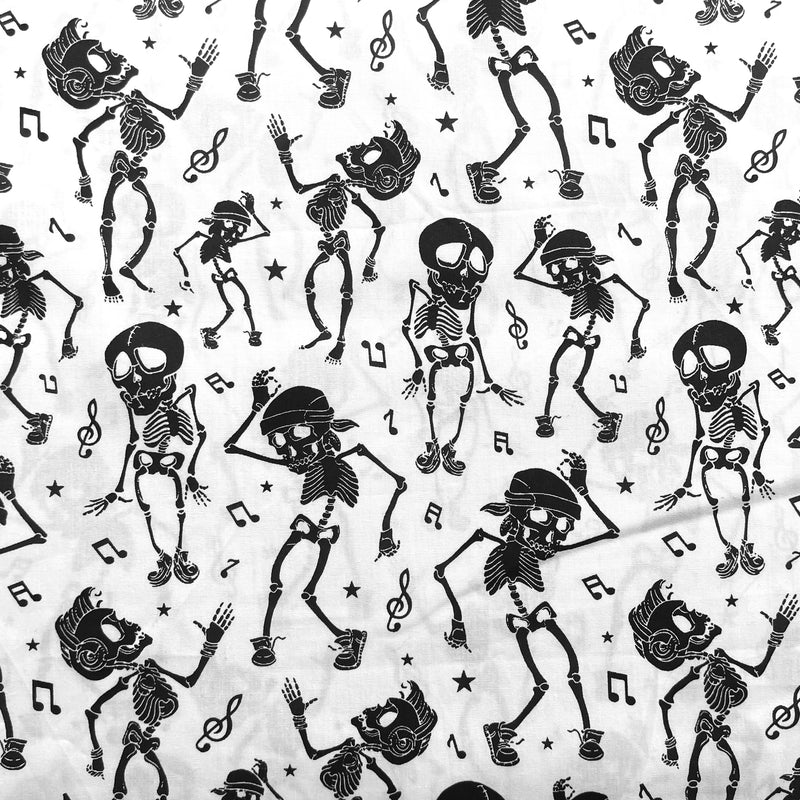 Skeletons Cotton Fabric | Halloween Fabric