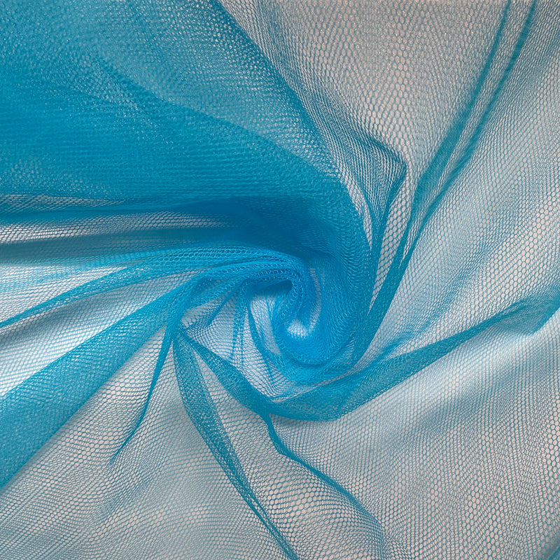 Turquoise Net Mesh Fabric | Width - 150cm/59inch