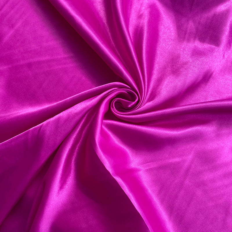 Pink Satin Fabric | Width - 150cm/59inch