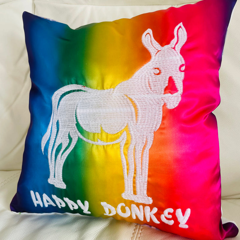 Donkey Cushion | Embroidery Cushion | Home Decor