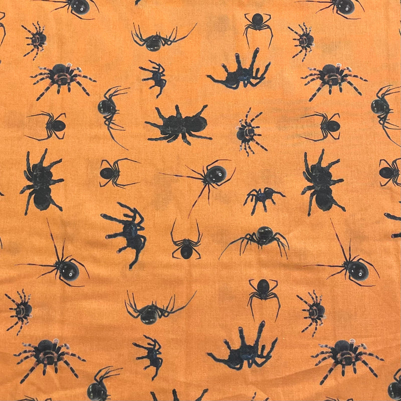 Spiders Cotton Fabric | Halloween Fabric