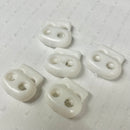 White Toggles | Cord Lock End | Stoppers - Shop Fabrics, Cushions & Dressmaking Supplies online - Fabric Family