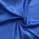 Blue Satin Fabric | Width - 150cm/59inch