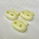 Pale Yellow Toggles | Cord Lock End | Stoppers - Shop Fabrics, Cushions & Dressmaking Supplies online - Fabric Family