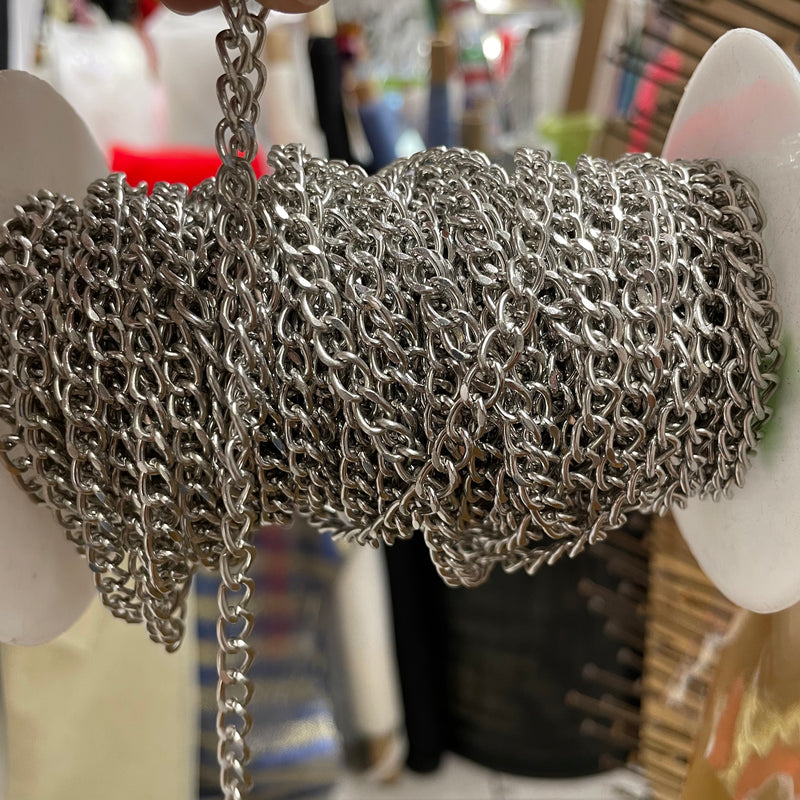 Silver Chain | Chain By Fabric Family - Shop Fabrics, Cushions & Dressmaking Supplies online - Fabric Family
