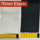 70mm Elastic | Black & White - Shop Fabrics, Cushions & Dressmaking Supplies online - Fabric Family