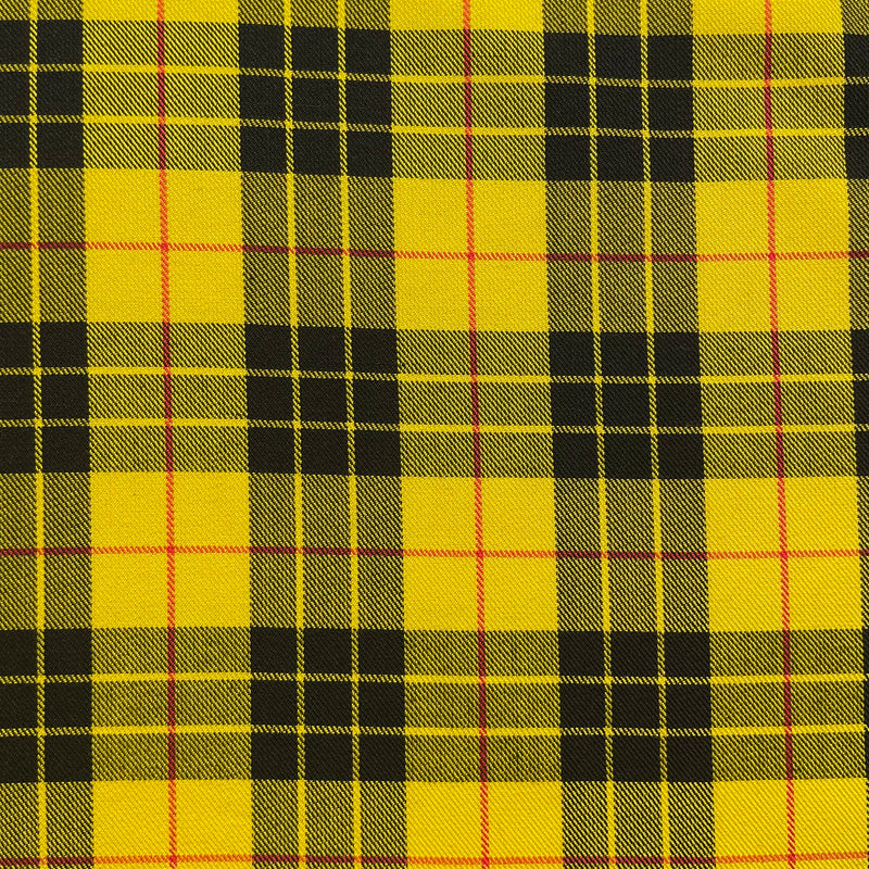 Yellow Tartan Fabric | Width - 150cm/59inch
