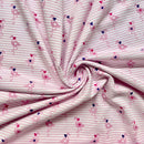 Flamingo Cotton Jersey Fabric | Width - 148cm/58inch