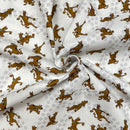 Scooby-Doo Cotton Fabric | Width - 140cm/55inch - Shop Fabrics, Cushions & Dressmaking Supplies online - Fabric Family