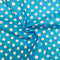 Spots Blue Polycotton Fabric | Width - 115cm/45inch - Shop Fabrics, Cushions & Dressmaking Supplies online - Fabric Family