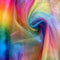 Rainbow Organza Fabric | Width - 150cm/59inch