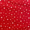 Red Stars Organic Cotton Fabric | Width - 160cm/63inch