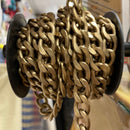Chunky Brass Chain | Chain By Fabric Family - Shop Fabrics, Cushions & Dressmaking Supplies online - Fabric Family