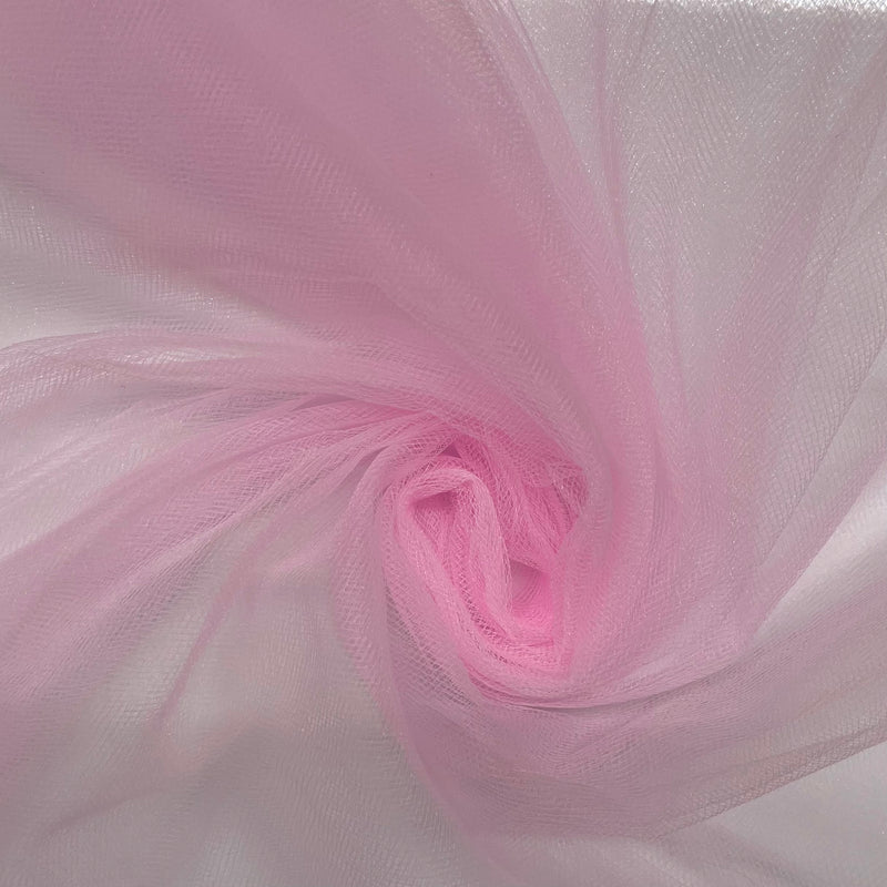 Pink Net Mesh Fabric | Width - 240cm/94inch