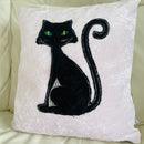 Cat Cushion | Embroidery Cushion | Home Decor