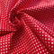 Red Polka Dots Organic Cotton Fabric | Width - 160cm/63inch
