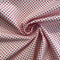 Органичен памучен плат на червени точки | Широчина - 160 см/63 инча