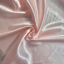 Peach Satin Fabric | Width - 150cm/59inch