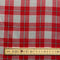 Red Tartan Fabric | Width - 150cm/59inch