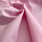 Pink Stripes Organic Cotton Fabric | Width - 160cm/63inch