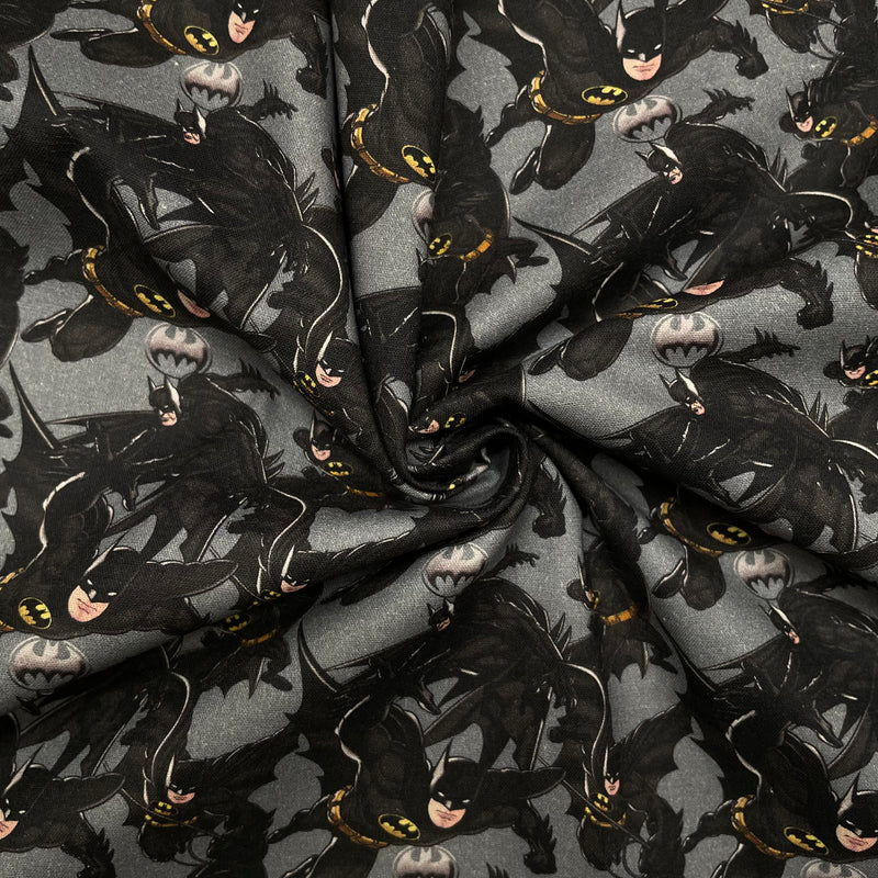 Batman Disney Cotton Fabric | Width - 140cm/55inch - Shop Fabrics, Cushions & Dressmaking Supplies online - Fabric Family