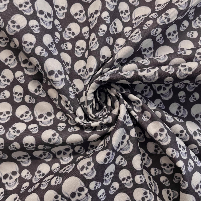 Skulls Cotton Fabric | Halloween Fabric