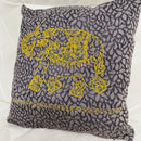 Elephant Cushion | Embroidery Cushion | Home Decor