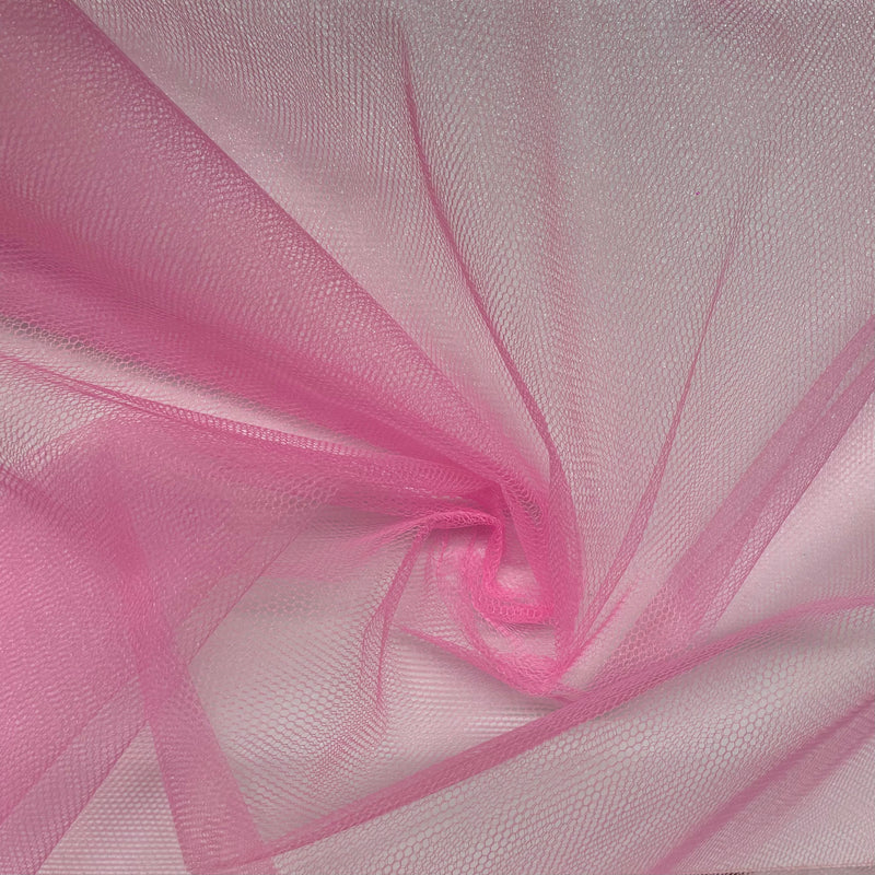 Pink Net Mesh Fabric | Width - 150cm/59inch