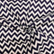 Navy Blue Chevron Polycotton Fabric | Width - 115cm/45inch - Shop Fabrics, Cushions & Dressmaking Supplies online - Fabric Family