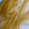 Gold Glitter Dot Organza Fabric | Width - 150cm/59inch