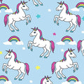 Unicorns Cotton Fabric | 3 Colours | Width - 150cm/59inch - Shop Fabrics, Cushions & Dressmaking Supplies online - Fabric Family