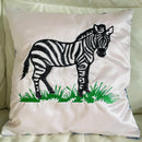 Zebra Cushion | Embroidery Cushion | Home Decor