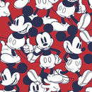 Mickey Mouse Disney Cotton Fabric | Width - 150cm/59inch - Shop Fabrics, Cushions & Dressmaking Supplies online - Fabric Family