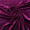 Grape Crushed Velvet Fabric | Width - 148cm/58inch